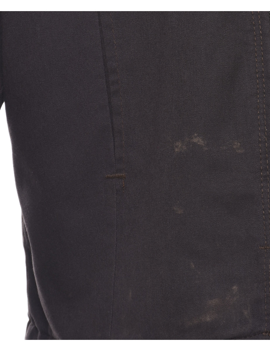 Zip Front Workwear Jacket - L