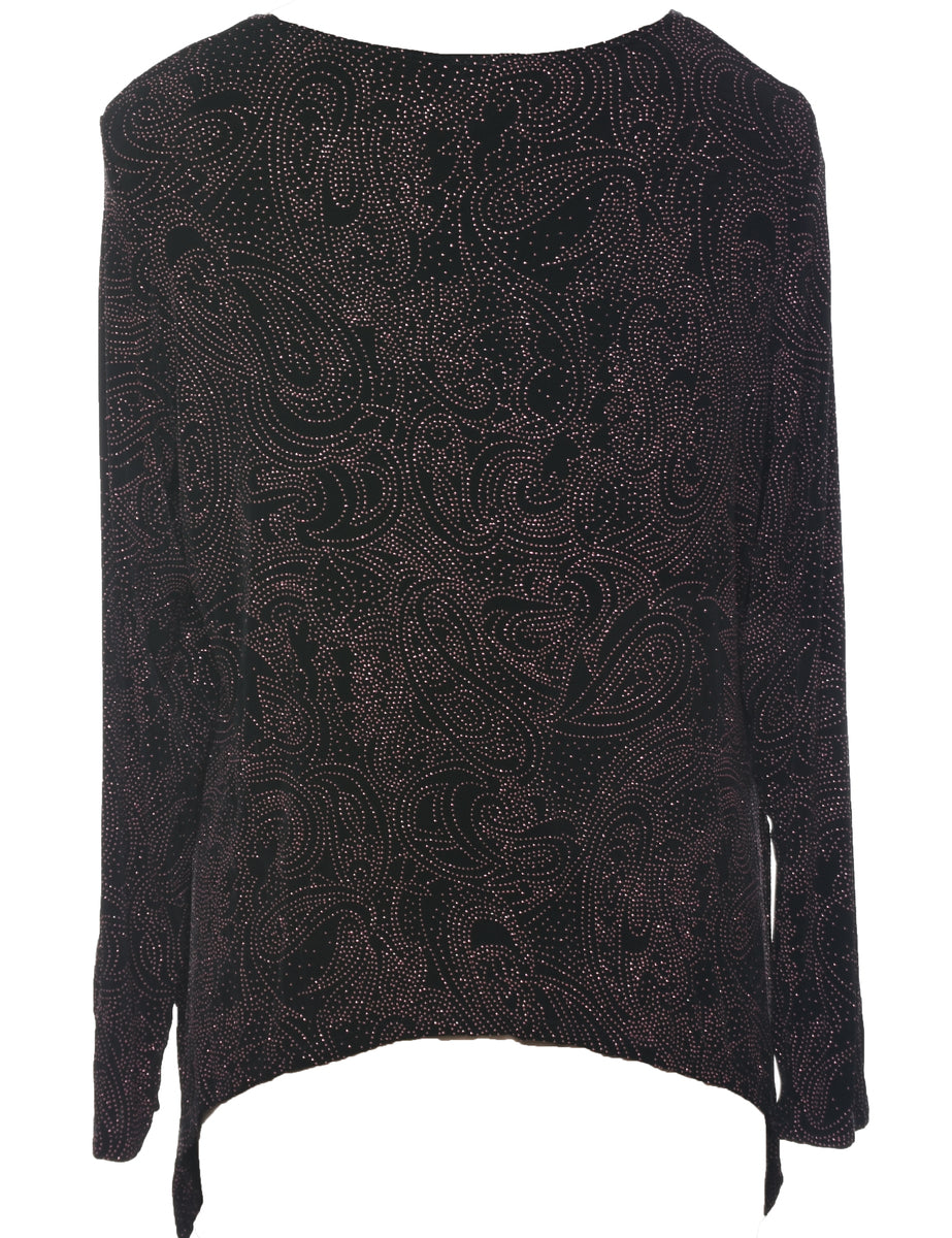 Paisley Evening Top - L