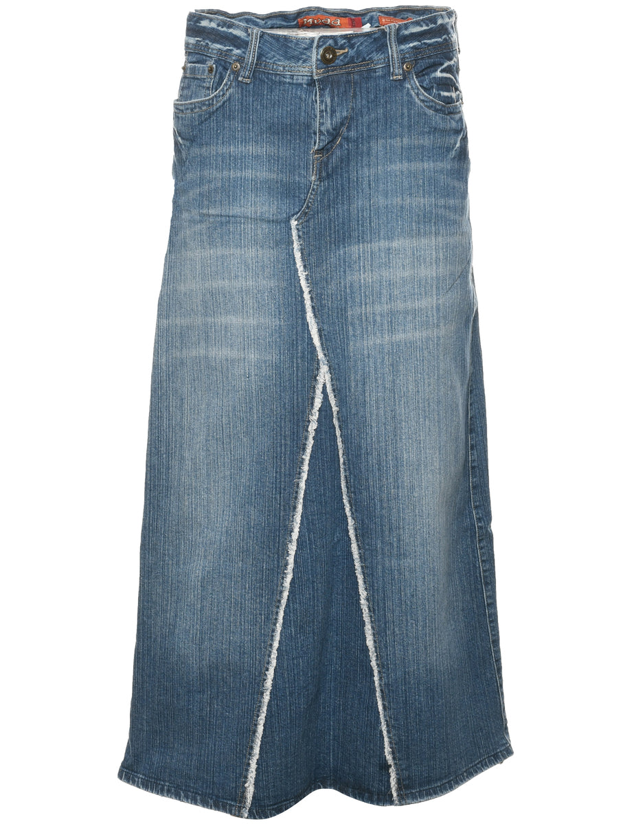 A-Line Denim Skirt - S