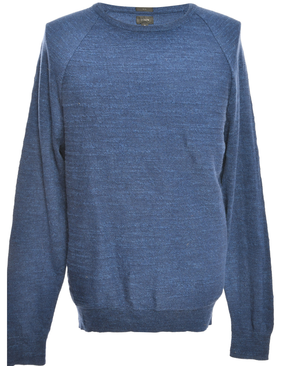 Long Sleeved Navy Jumper - M