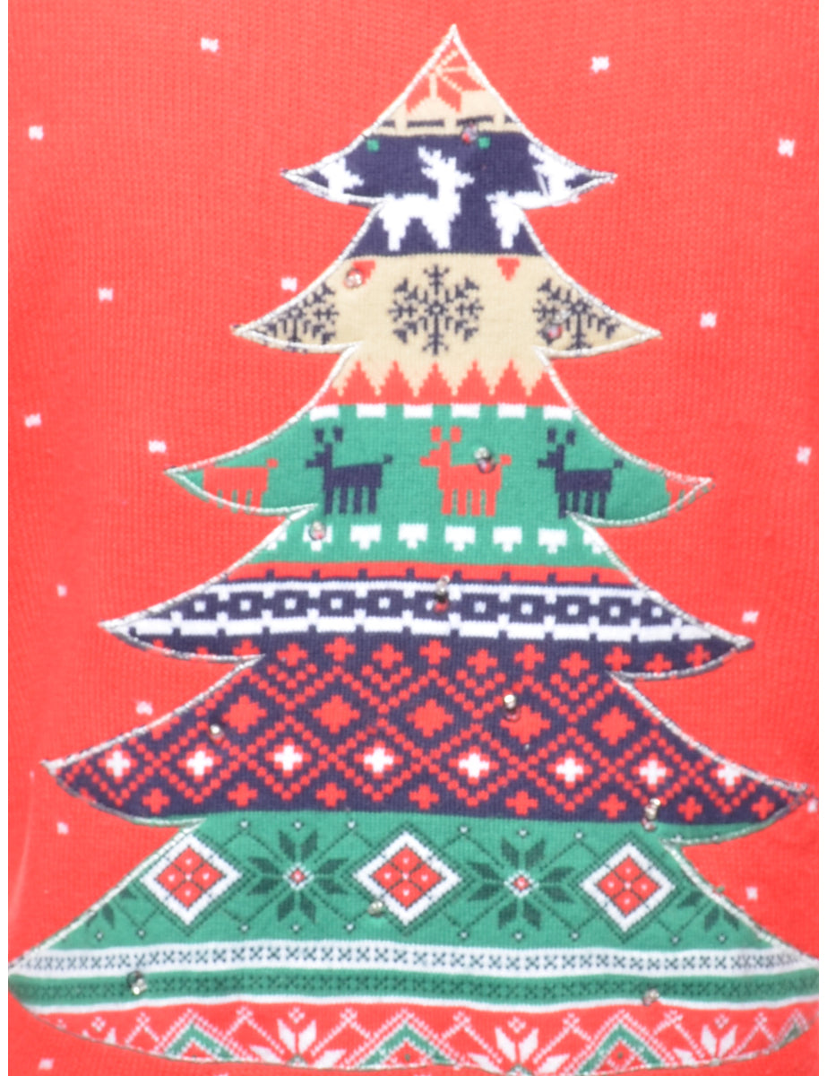 Christmas Tree Design Jumper - XL