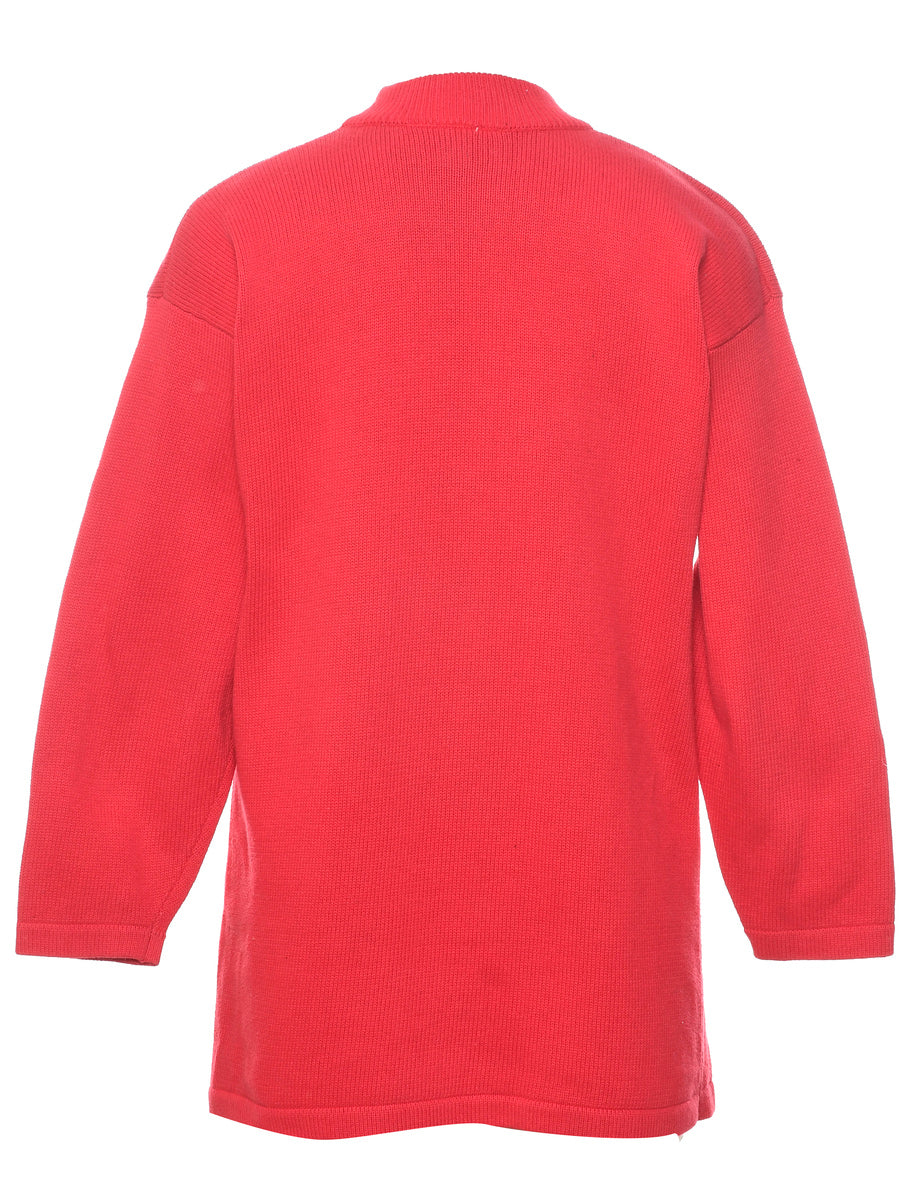 Red Christmas Jumper - S