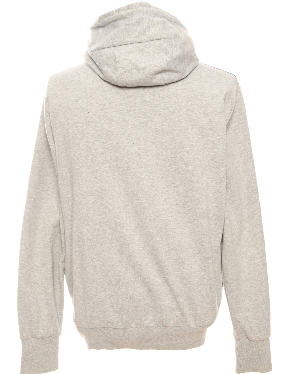 Grey Hooded Sweatshirt - M