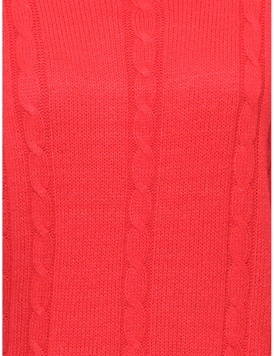 Cable Knit Jumper - S