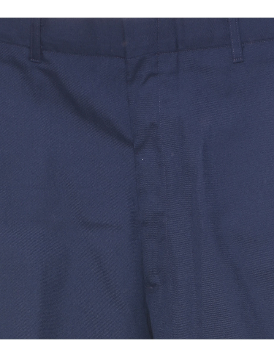 Navy Trousers - W34 L34