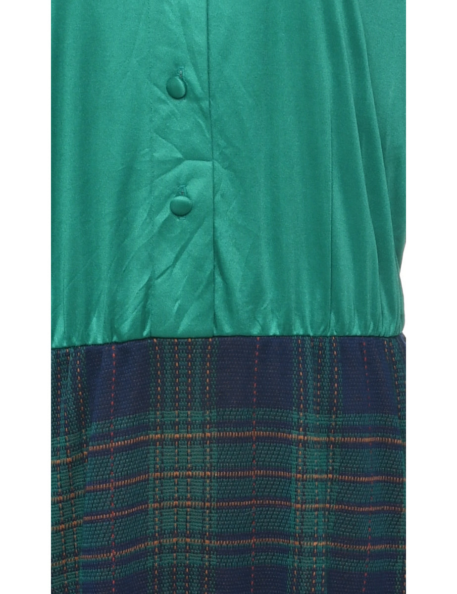 Checked Dress - L