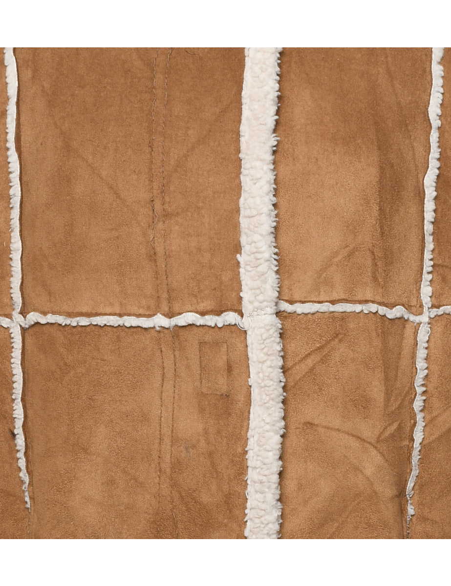 Hooded Brown Coat - L