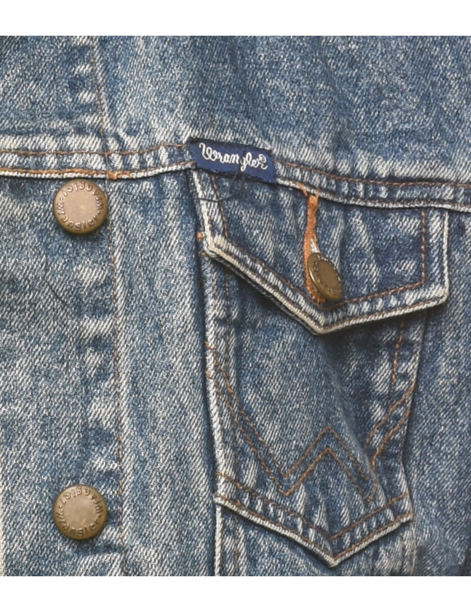 Wrangler Classic Faded Wash Denim Jacket - M