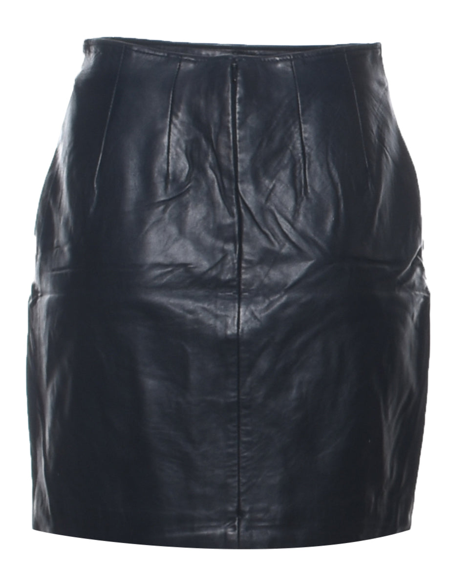 Leather Pencil Skirt - S