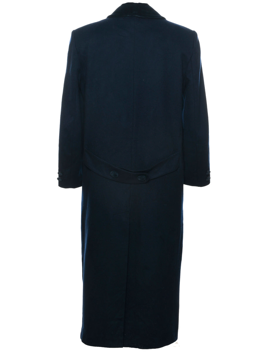 Double Breasted Wool Coat - M
