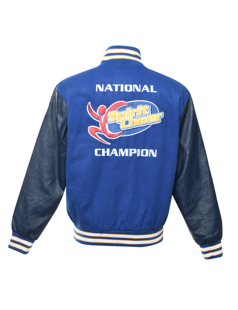 Popper Front Team Jacket - M