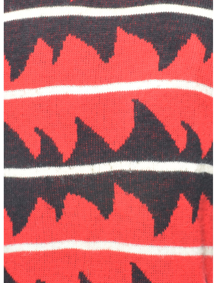 Red Cardigan - S