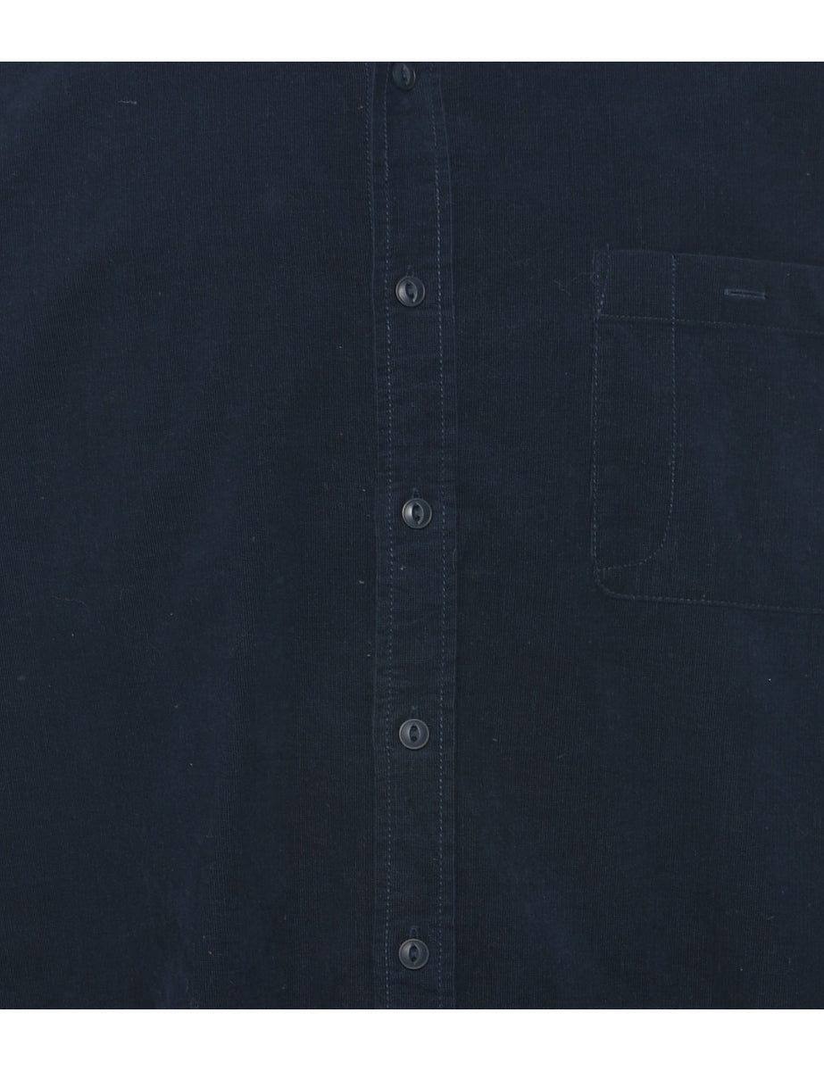 Corduroy Navy Shirt - XL
