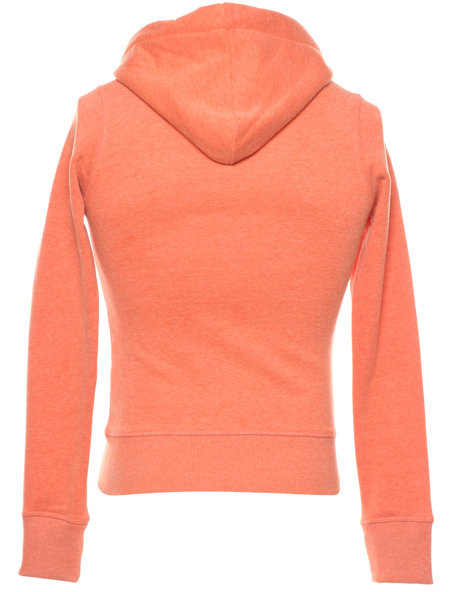 Orange Hooded Sweatshirt - XS