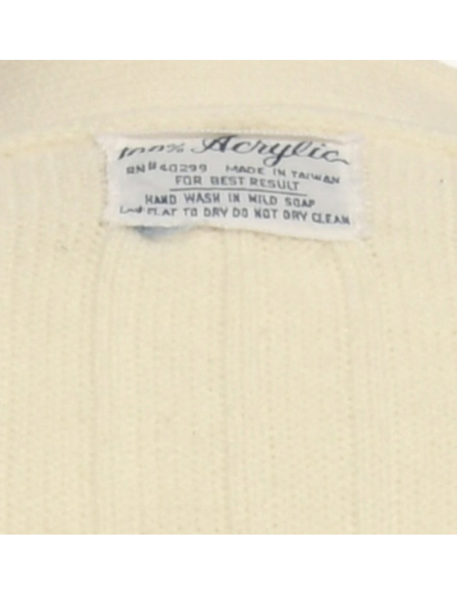 White Cardigan - M
