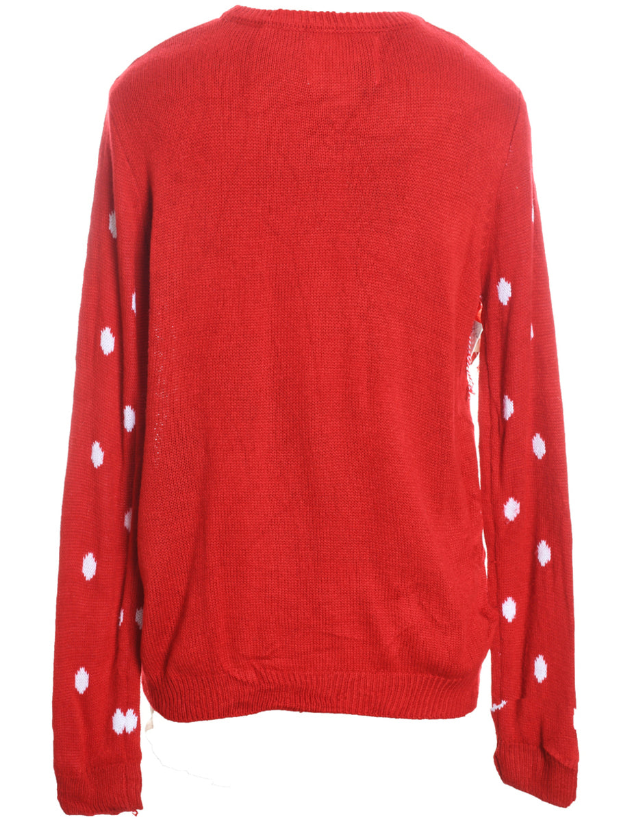 Santa Claus Christmas Jumper - M