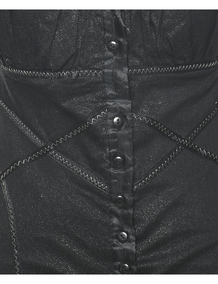 Black Evening Top - S