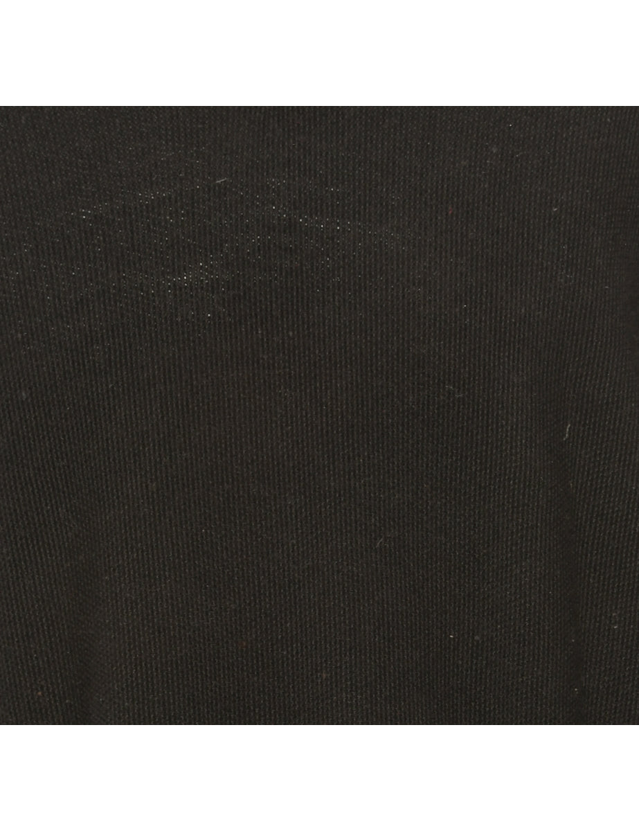 Long Sleeved Black Jumper - L
