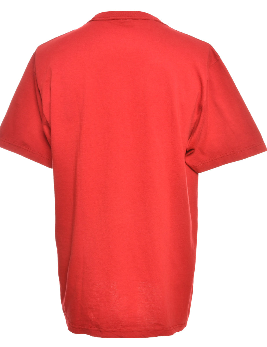 Red Printed St. Louis T-shirt - M