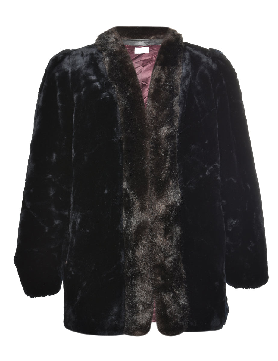 Jordache Faux Fur Coat - L