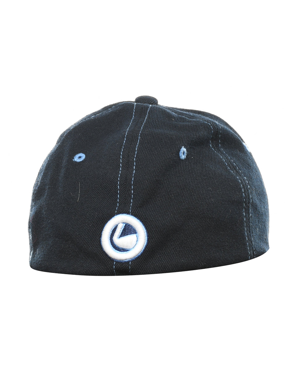 Black Embroidered Cap - M