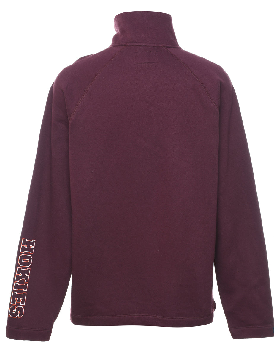 Quarter-Zip Virginia Tech Printed Sweatshirt - XL