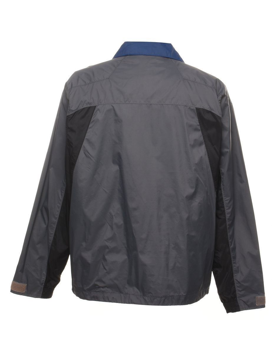 Pacific Trail Black, Navy & Grey Nylon Jacket - XL