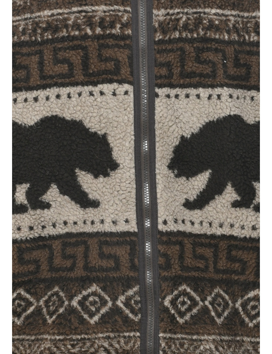 Dark Brown Fleece - XL