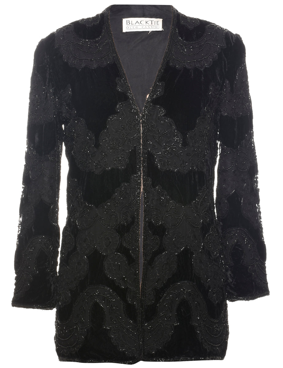 Velvet Evening Jacket - L