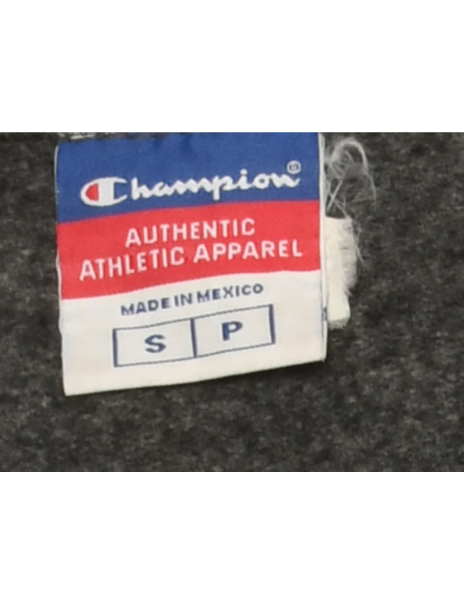 Dark Grey Champion Printed Sweatshirt - S