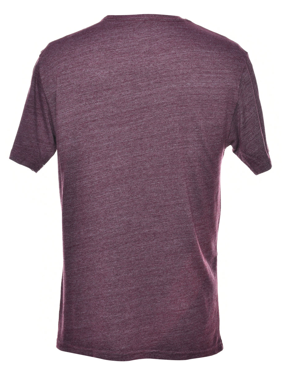 Plum Printed T-shirt - M