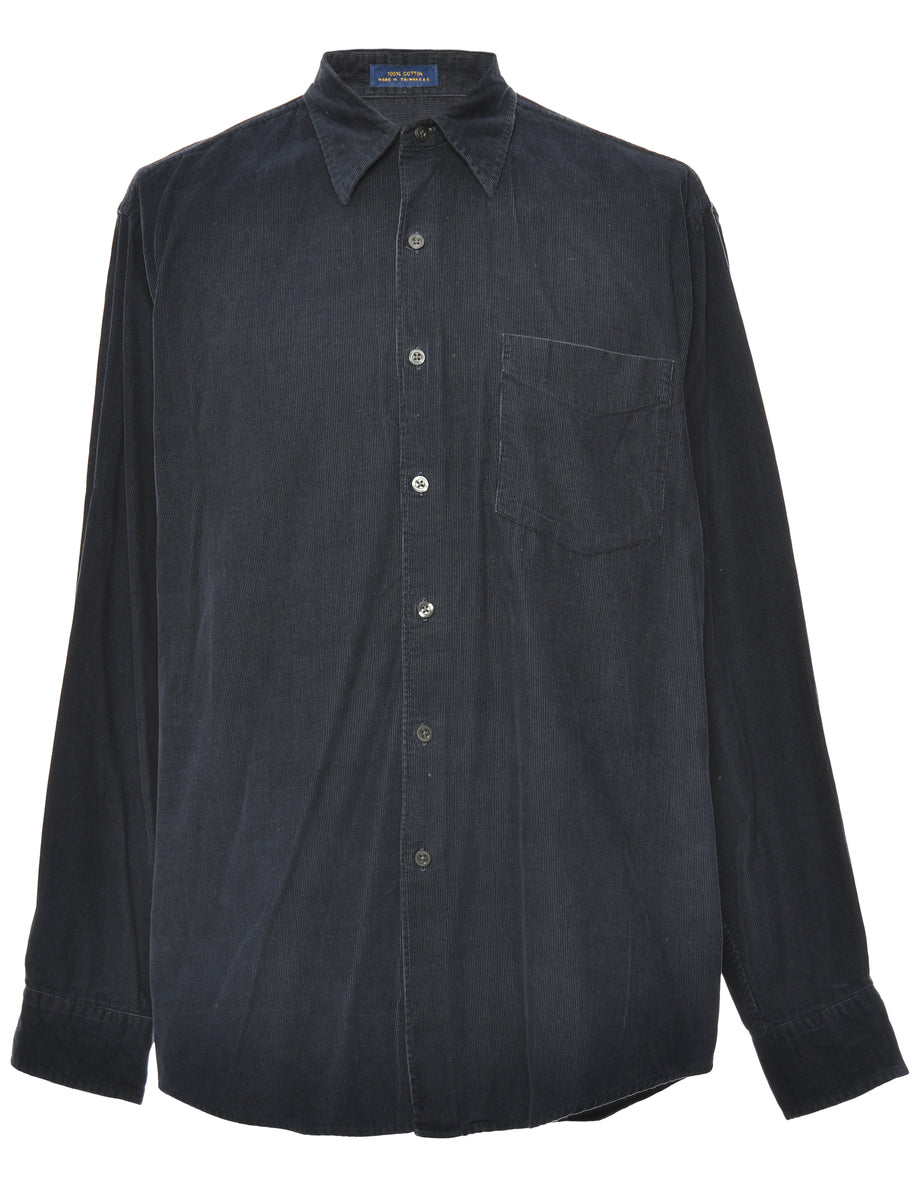 Corduroy Navy Shirt - M