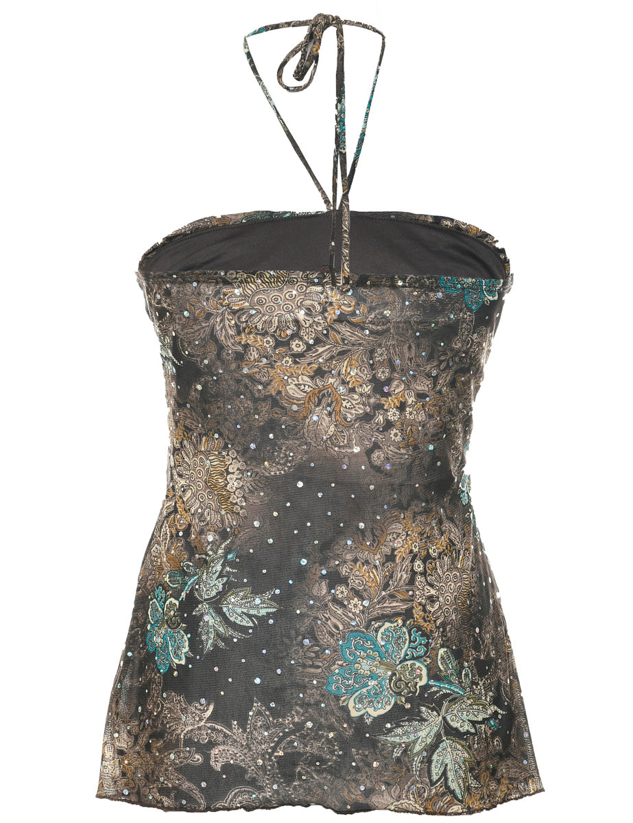 Floral Evening Top - XS