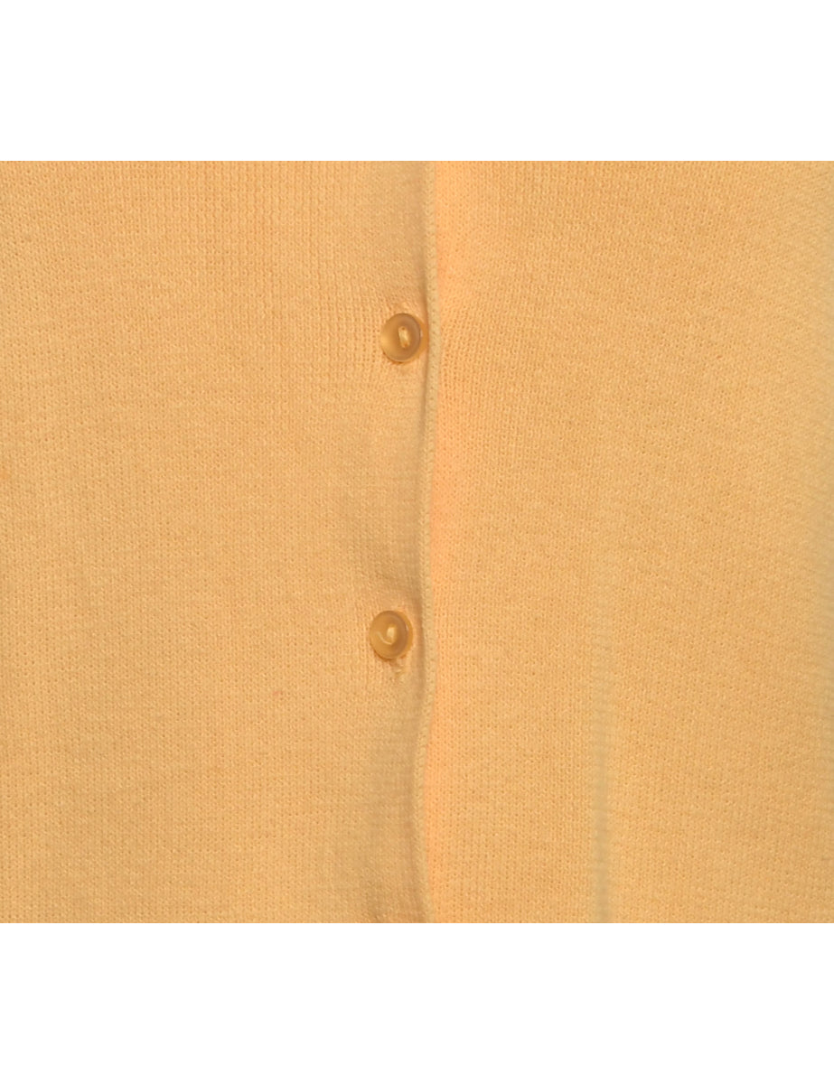 Yellow Sag Harbor Cardigan - M