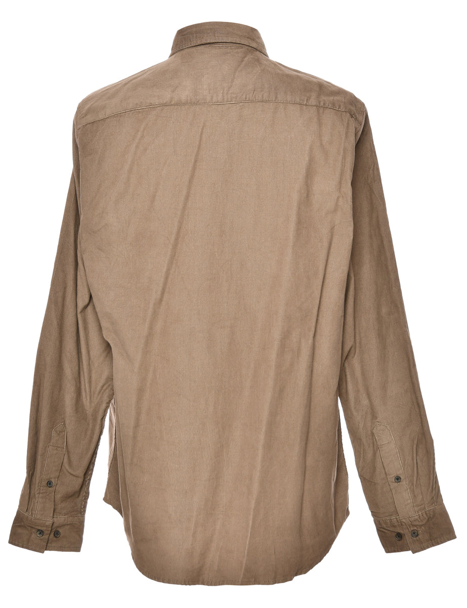 Light Brown Corduroy Shirt - M