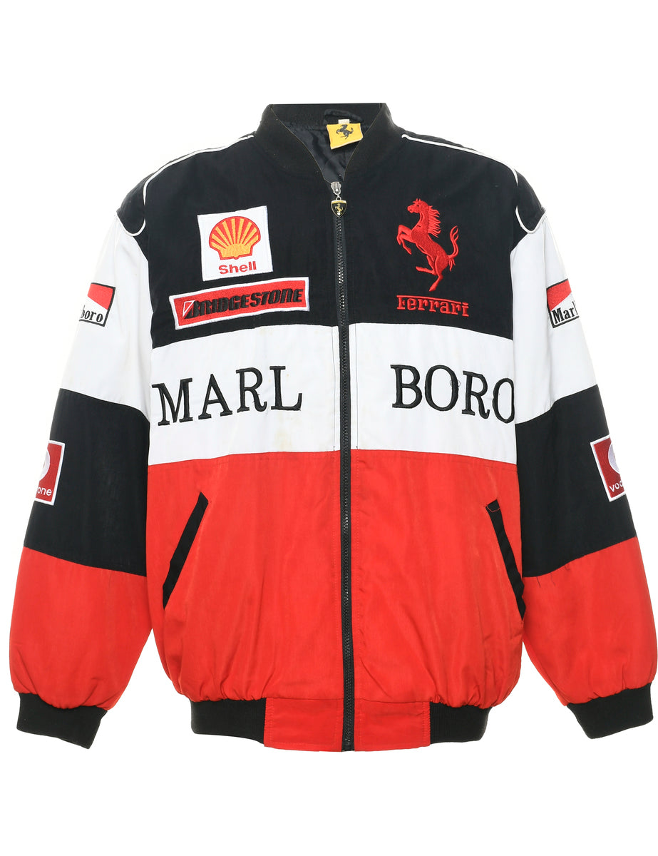 Ferrari Zip Front Bomber Jacket - L