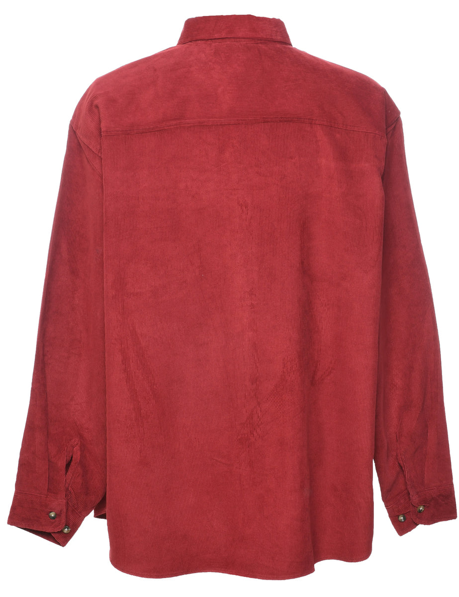 Corduroy Red Shirt - XL