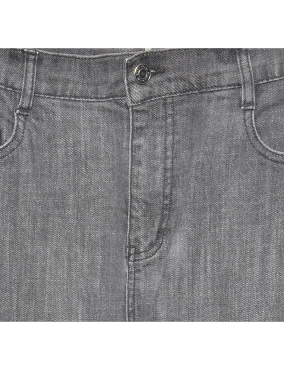 Black Straight Fit Jeans - W30 L32