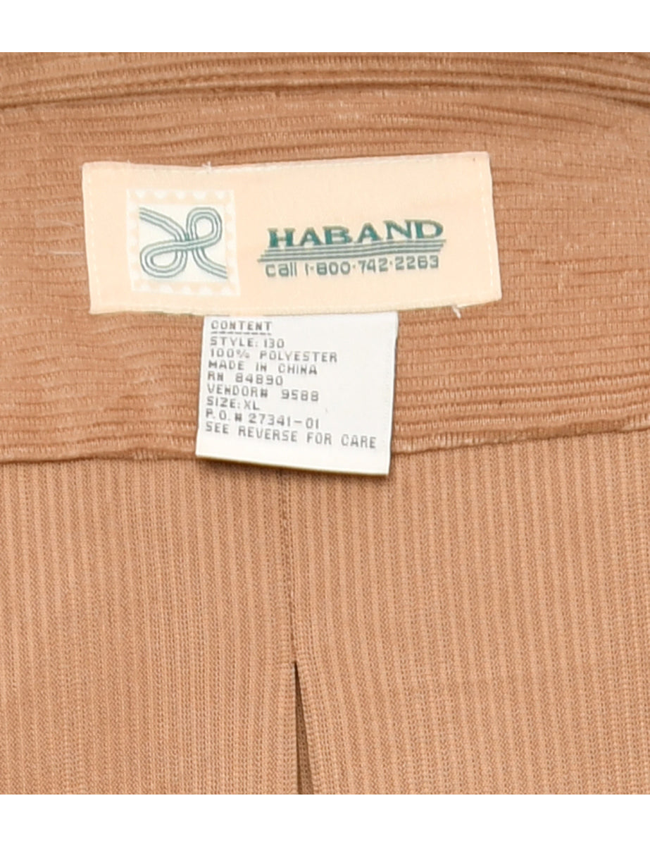 Corduroy Dark Brown Shirt - L
