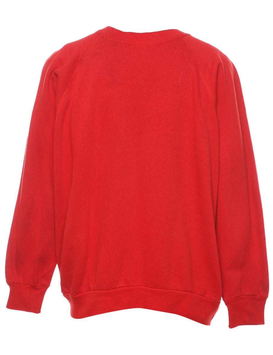 Red Christmas Sweatshirt - L