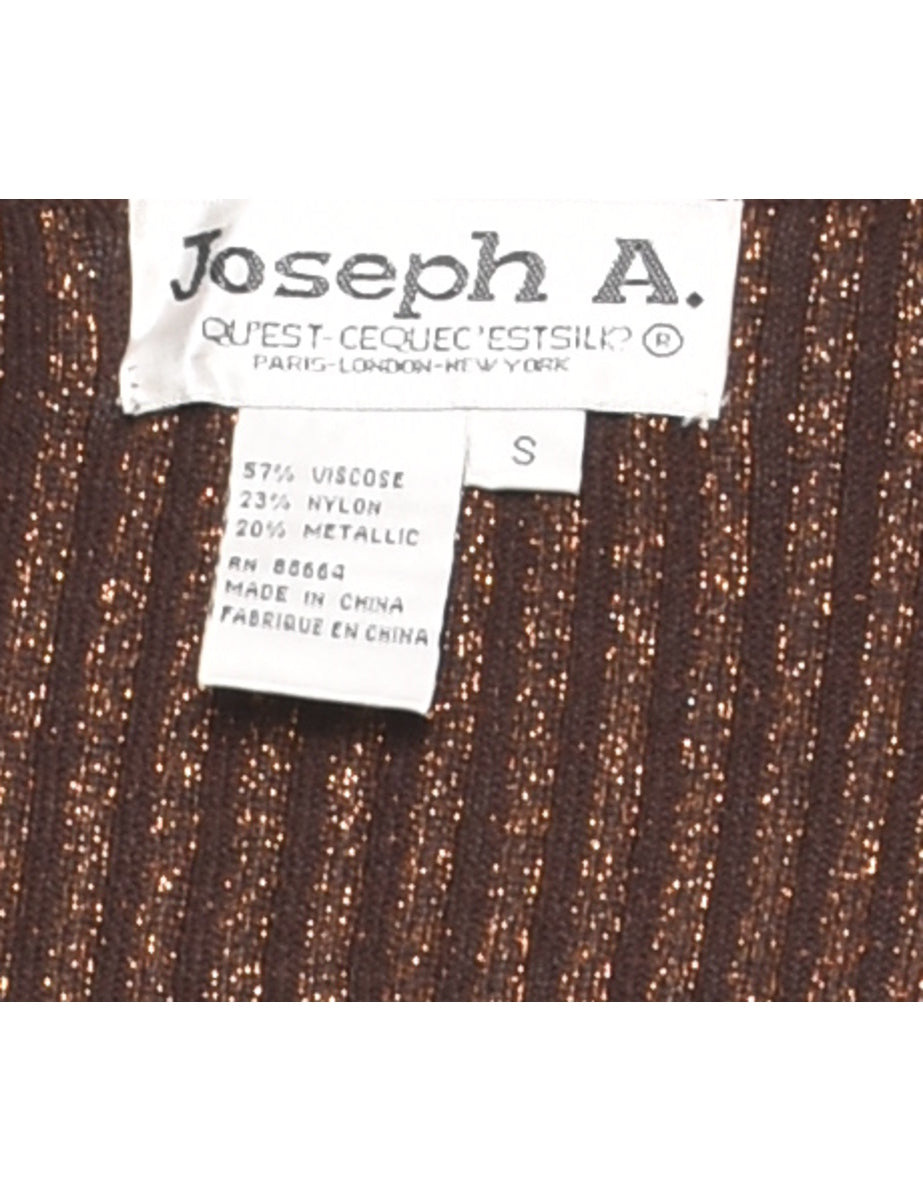 Lurex Thread Pattern Jumper - S