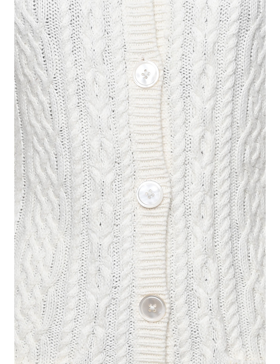 Cable Knit Cardigan - S