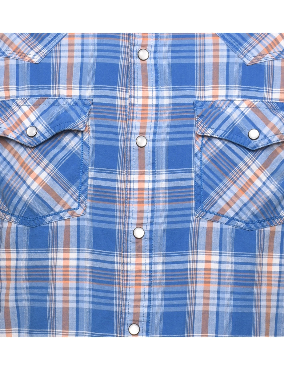 Checked Western Shirt - M