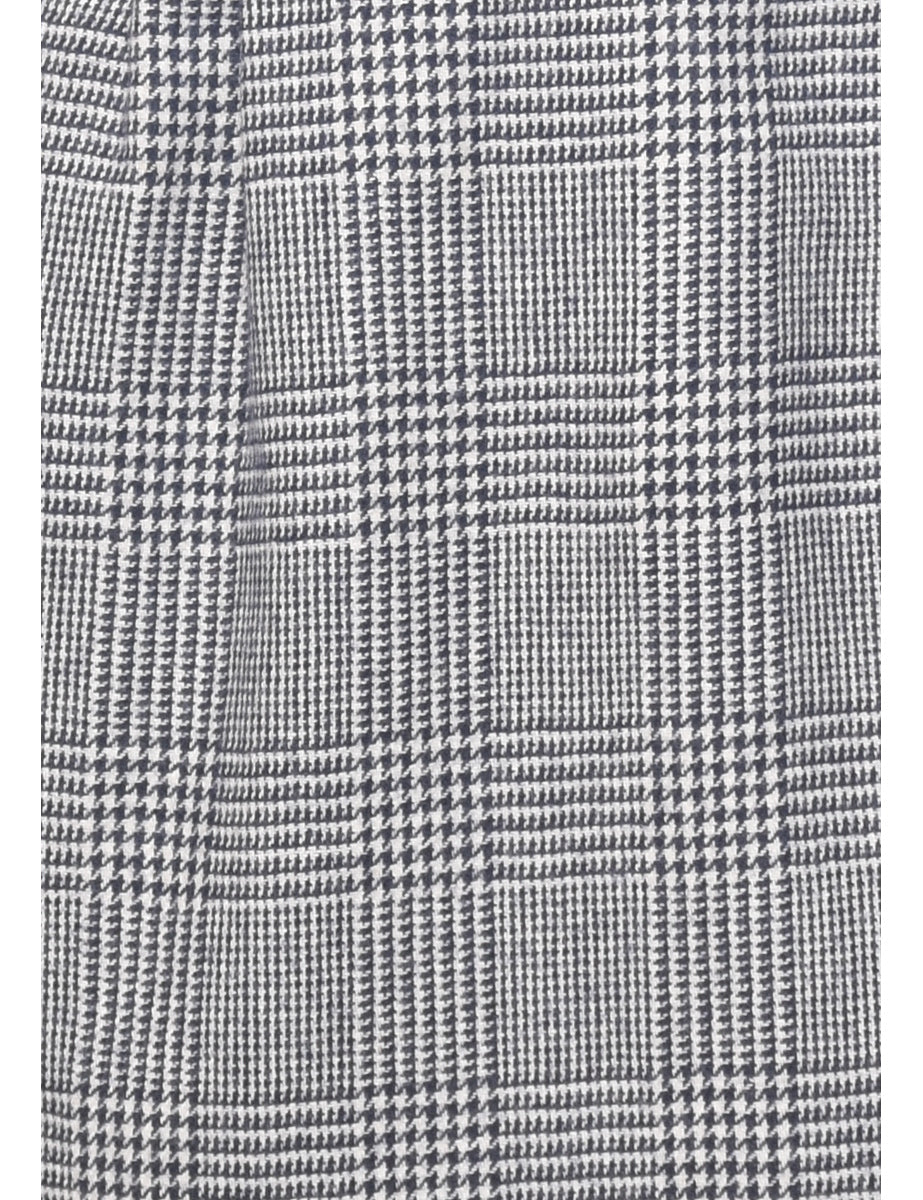 Dogtooth Pencil Skirt - M
