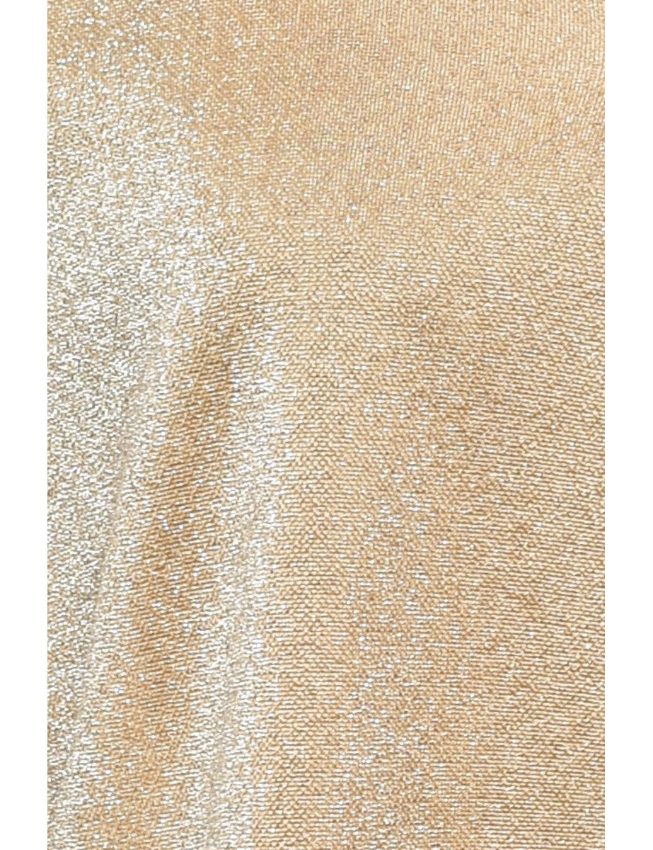 Gold Sparkly Metallic Evening Jacket - M