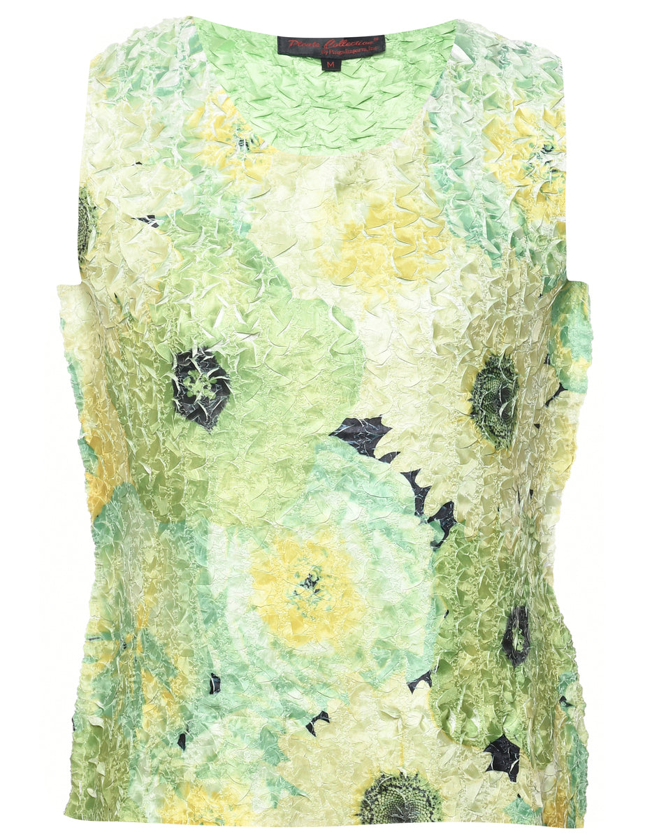 Smocked Evening Top - M
