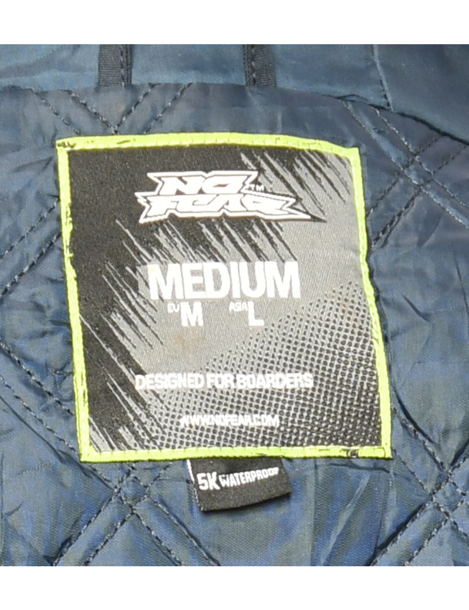 Blue & Red Two-Tone No Fear Mountaineering Jacket - L