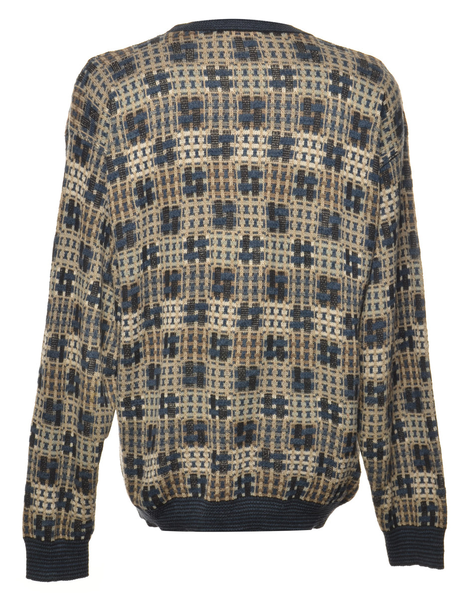 Multi-colour Patterned Jumper - L