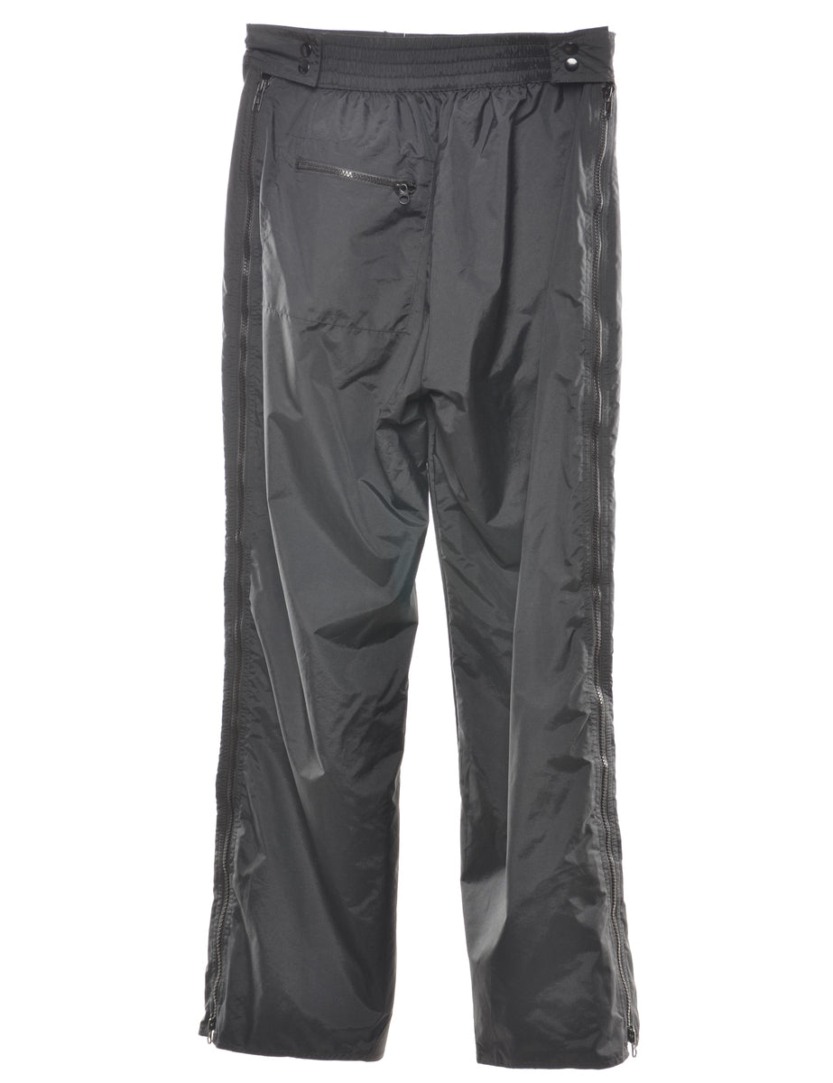 High Waist Black Ski Trousers - W28