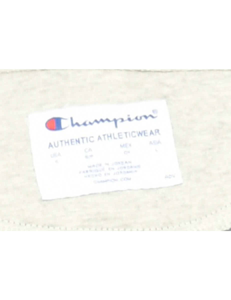 Blue Champion Hooded Sweatshirt - S